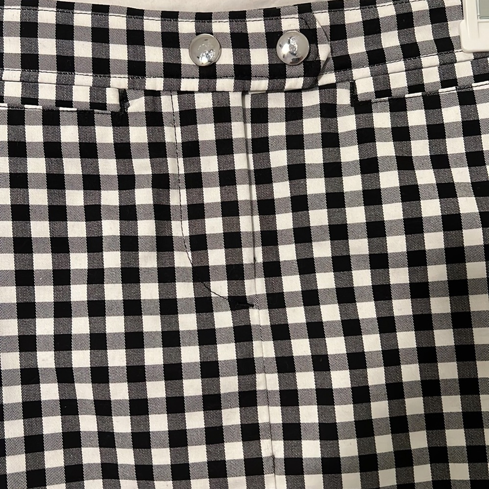 Ann Taylor gingham pencil skirt - Picture 3 of 4
